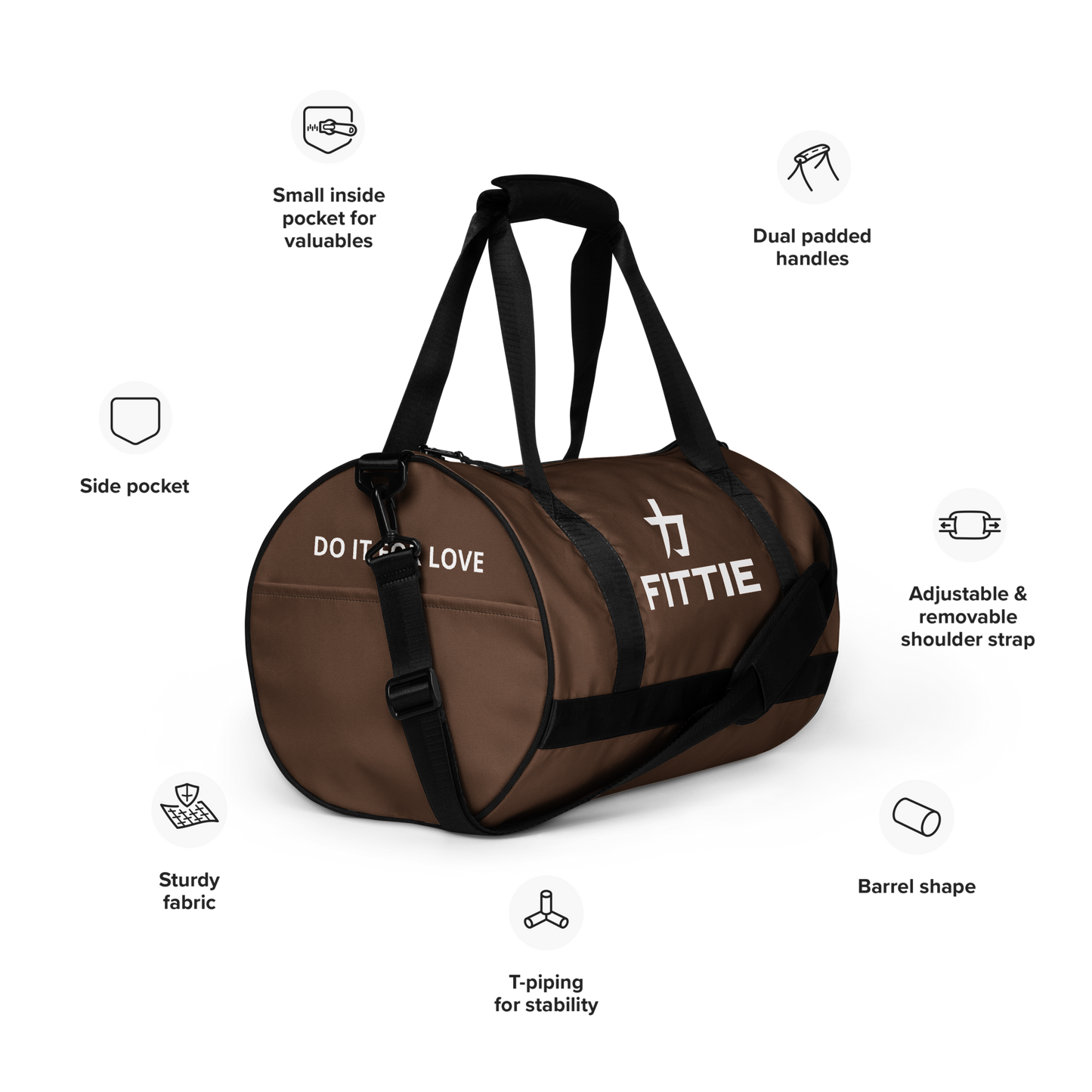 Fittie gym bag (Brown)